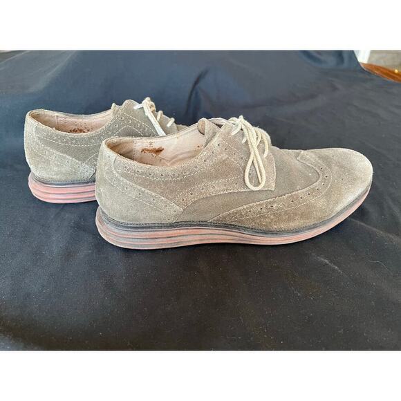 Men’s Michael Shannon Kent Wing Tip Oxfords, size 9, leather - Picture 3 of 5